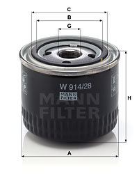 Olejový filtr MANN-FILTER
